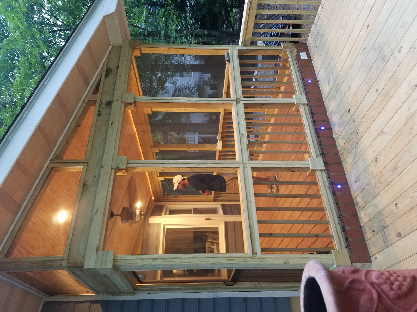 Custom deck renovation